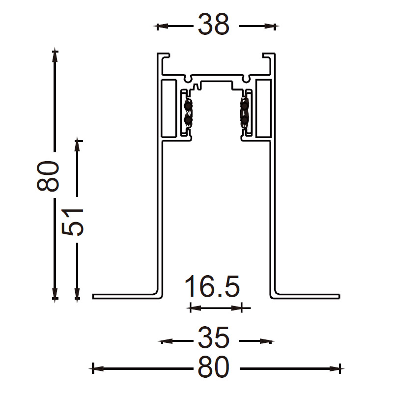 magnetisk spårskena (2)